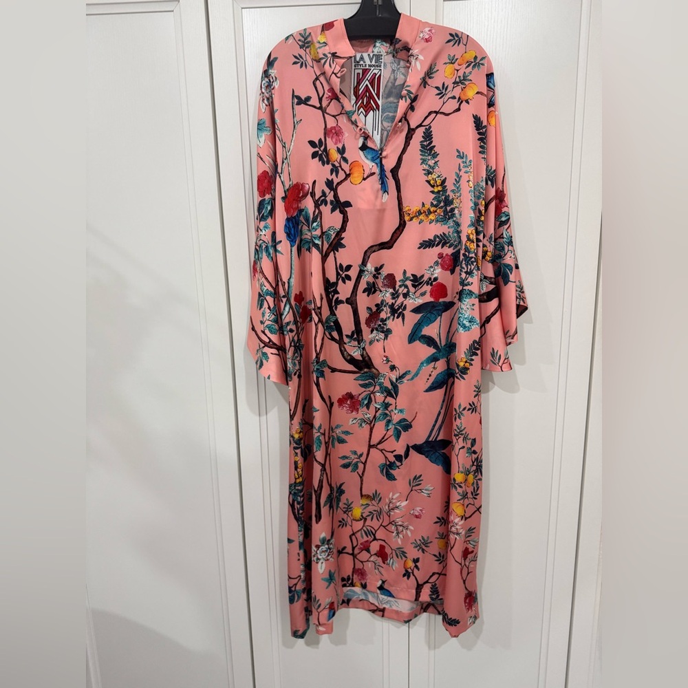 Floral Pink Maxi Dress